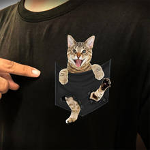 CLOOCL-Camiseta de algodón para hombre y mujer, camisa con estampado de gato Bobtail americano, camisetas negras de algodón, envío directo 2024 - compra barato