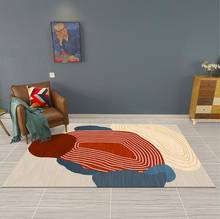 Marrocos arte geométrica abstrata, tapete para sala de estar, quarto, antiderrapante, moderno, cozinha, decoração de casa 2024 - compre barato