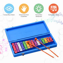 Muslady instrumento musical de percussão, maleofone colorido com 15 teclas para educação precoce, instrumento de percussão para sensor musical 2024 - compre barato