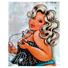 Full Square/Round Drill 5D DIY Diamond Painting "Fat Woman" 3D Rhinestone Embroidery Cross Stitch 3D Home Decor Gift 2024 - buy cheap