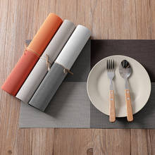 45*30CM Vogue Placemats Kitchen Dinning Table Place Mats pvc Non-slip Dish Bowl Placement Heat Stain Resistant home Decorative 2024 - buy cheap