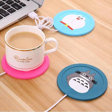 2020 Newest Hot Useful USB Warm Cup Cute Cartoon Heating Mat Warm Pad Electric Insulation Coaster for Coffee Tea 2024 - buy cheap