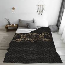 winter throw warm flannel Triple Moon blanket Viking Nordic blankets for airplane travel Bedspread Wrap 2024 - buy cheap