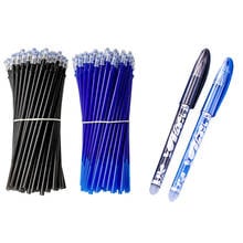 52Pcs/Set 0.5mm Erasable Gel Pen Blue Black Ink Erasable Gel Ink Pen Washable Handle School Writing Stationery Supplies 2024 - buy cheap