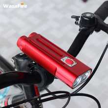 WasaFire-faro delantero LED para bicicleta, linterna de ciclismo, resistente al agua, 7 modos, 2 x XM-L T6, 2000lm 2024 - compra barato