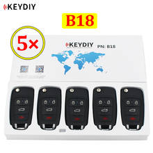 5pcs/lot KEYDIY B series B18 3+1 Button Universal KD Remote Control for KD900 KD900+ URG200 KD-X2 Mini KD 4 Buttons 2024 - buy cheap