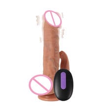 Pênis real, 20 velocidades, ponto g, vibrador para estimulação da vagina, pênis macio, arma feminina, brinquedos sexuais para mulheres, vibrador de orgasmo 2024 - compre barato