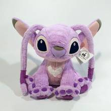 Disney-muñeco de peluche de Lilo & Stitch para niños, muñeco de felpa suave de Ángel, regalo de 32CM, 624 2024 - compra barato