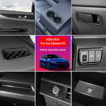 Hivotd For Kia Optima K5 dl3 2020 2021 Accessories Interior Decoration Parts Car Trim Cover Stickers Modification Styling 17pcs 2024 - buy cheap