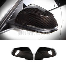 For BMW 1 Series F20 F21 Carbon Fiber Style Rearview Mirror Trim Cover 2012-2019 2pcs Car Accessories Interior Car Decor 2024 - buy cheap