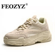 FEOZYZ Sneakers For Men Fashion Breathable Sport Shoes Men Lace Up PU Sole Casual Walking Shoes 2024 - buy cheap