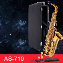 Top quality Saxophone Eb Golden alto Saxophone Gold Lacquer Sax alto Professional musical instrument, falling tune e (f) 2024 - buy cheap