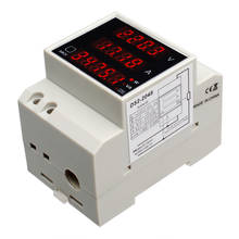Amperímetro AC80-300V carril Din, medidor de corriente, voltímetro, práctico, multifuncional, D52-2048 de energía 2024 - compra barato