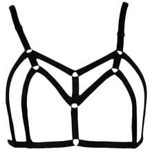 Crop Top Cage Body Harness Belt Adjustable Sexy Lingerie Festival Rave Clothes Gothic Harness Bra Punk Black Bondage Body Belt 2024 - buy cheap