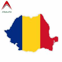 Aliauto Fashion Creative Car Sticker Romania Map Flag Waterproof Sunscreen Reflective Decal Automobile Styling ,14cm*10cm 2024 - buy cheap