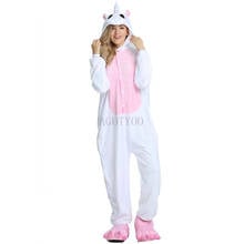 Pijamas de unicornio Totoro para mujer, ropa de dormir con capucha de punto de animales, disfraz de Cosplay, conjunto de ropa para el hogar, primavera e invierno 2024 - compra barato