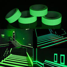 1.4/3/4/5m Luminous Tape Self-adhesive Glow In The Dark Sticker Fluorescent Night Safety Home Decor Security Warning Tape 2024 - buy cheap