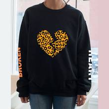 SUNOWE Women Sweatshirts Leopard Love Hoodie Winter Fashion 2020 Ladies Fleece Pullovers Hooded Jacket 2024 - buy cheap