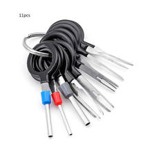 11Pcs Car Plug Circuit Board Wire Harness Terminal Extraction Pick Connector Crimp Pin Back Needle Remove Tool Car Accessories 2024 - buy cheap