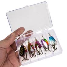 Double-sided Fishing Gear Box Visible Hard Plastic Transparent Fishing Bait Squid Fish Jig Minnow Hook Storage Box Container 2024 - buy cheap