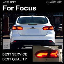 AKD автомобильный Стайлинг для Ford Focus задние фонари 2015-2018 Focus Sedan светодиодный задний фонарь светодиодный DRL сигнал тормоза заднего хода авто аксессуары 2024 - купить недорого