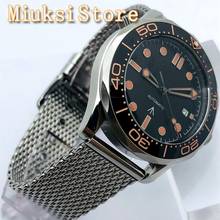 41mm BLIGER New Men's Top Luxury Mechanical Watch Sapphire Crystal Black Ceramic Bezel Black Dial Luminous Miyota 8215 movement 2024 - buy cheap