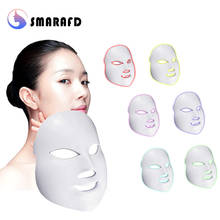 LED light mask 7 colors skin care photon beauty mask skin regeneration therapy led instrument 2024 - buy cheap