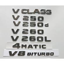 Chrome for Mercedes Benz V Class W447 MPV V200 V220 V250 V250d V260 V260d V200L V220L V250L V260L V280L Emblem 4MATIC Emblems 2024 - buy cheap