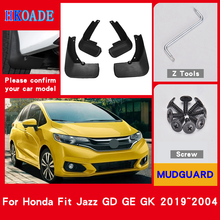 Car Fender Mud Flaps For Honda Fit Jazz GD GE GK 2019~2004 Mudguards Splash Guards Fender Mudflaps Car Fender Accessories 2024 - buy cheap