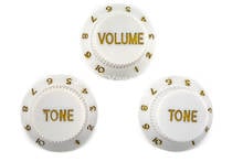 Niko White 1 Volume&2 Tone Electric Guitar Control Knobs For ST/SQ Style Electric Guitar Free Shipping Wholesales 2024 - buy cheap