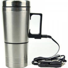 12 V  Heating Cup Travel Mug Thermos Car Auto Adapter Heated Kettle Stainless Steel 2024 - buy cheap