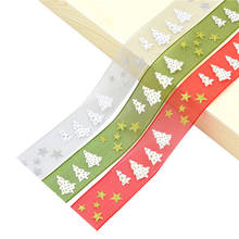 Christmas Tree Ribbons Transparent Wedding Festival Party Decorations Bow Craft Card Gifts Wrapping Supplies DIY 25mm 2Yard 2024 - buy cheap