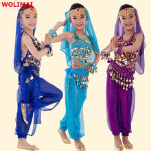 Belly Dance Cloth Children Costume Bellydance Costumes for Kids Belly Dancing Girls Bollywood Indian Performance Set 2024 - buy cheap
