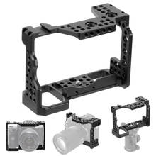 Jaula de cámara de liberación rápida de aleación de aluminio para Sony A7RIII/A7MIII/A7III SLR DSLR soporte de trípode de montaje de cámara fotografía accesorio 2024 - compra barato