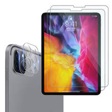 Protector de pantalla de vidrio templado de Metal para iPad Pro 2020, película protectora de lente de cámara trasera para Apple iPad 12,9 11, 12,9 2024 - compra barato