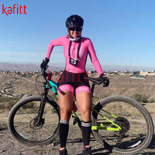 Kafeet-uniforme de manga larga para mujer, Jersey de ciclismo, sudadera de Macaquinho GO, traje de bicicleta de montaña, mono de ciclismo 2024 - compra barato