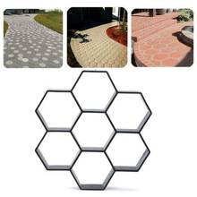 Reuse Garden Path Maker Mold DIY Paving Cement Masonry Concrete Mold Propylene Paving Cement Brick Stone Concrete Mould 2024 - buy cheap