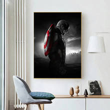 Pôsteres de tela da marvel capitão américa, pintura, homem de ferro, filme de ação, personagens de super-herói, arte de parede para quarto de criança, decoração de casa 2024 - compre barato