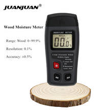 MT10 Two Pins Digital Wood Moisture Meter 0-99.9% Wood Humidity Tester Timber Damp Detector with Large LCD Display 40%Off 2024 - buy cheap