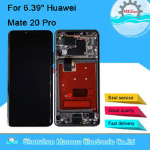 M & Sen-pantalla LCD Original de 6,39 pulgadas para Huawei Mate 20 Pro, con Marco, Digitalizador de Panel táctil y huella dactilar 2024 - compra barato