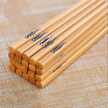 Palillos de madera para Sushi, vajilla china de bambú natural, 5 pares 2024 - compra barato