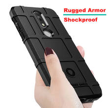 For Nokia 7.1 Case Rugged Armor Shockproof Cover For Nokia 7.1 Plus Soft Silicon Button Protection Case For Nokia 7.1 7.1 Plus 2024 - buy cheap