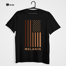 Оттенки меланина, черная футболка с гордостью, черная девушка, волшебная черная история, подарок на месяц 2024 - купить недорого