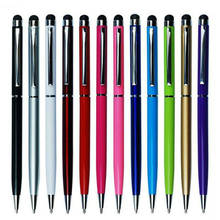 Atacado 2in1 Ponto Stylus Capacitive Touch Stylus Pen Touch para iPad Para o iphone da Tela de Toque Stylus Pen Ink Gel 50 pçs/lote 2024 - compre barato