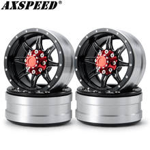 AXSPEED 1.9 Beadlock Wheel Rims Alloy Wheel Hub for 1/10 Axial SCX10 CC01 RC Rock Crawler Climbing Car Wheels Parts 2024 - buy cheap