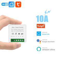 10A Tuya Wifi Mini DIY Led Light Smart Switch Smart Life Push Module Support 2 Way Voice Relay Timer Work With Google Home Alexa 2024 - buy cheap