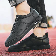 Men Sports Sneakers Male White Black Loafer Mens Walking Shoes New Cheap Waterproof Men Casual Leather Shoe Man Flat Comfortable 2024 - buy cheap