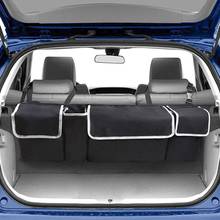 Car Backseat Trunk Organizer Hanging Organizer Foldable Cargo Storage Bag with 4 Pockets Fit for Most Vehicles 2024 - buy cheap