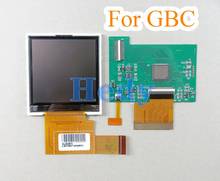 Kit para modificação e uso em tela lcd de alta iluminação, para nintendo gbc, gbc, gbc, tela lcd iluminada oem, kit mais iluminado 2024 - compre barato