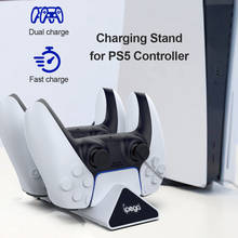 PG-P5012 Dual Joystick Charger For PS5 Wireless Gamepad Charging Cradle Dock Station For PlayStation5 Game Controller Stand 2024 - buy cheap